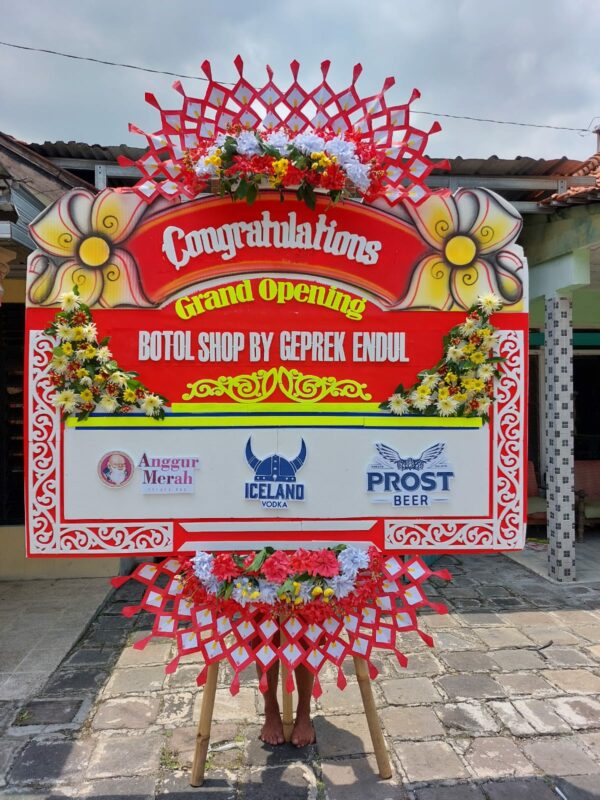 Karangan Bunga Congratulations Botol Shop