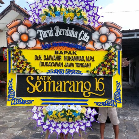 Karangan Bunga Duka Cita Batik Semarang