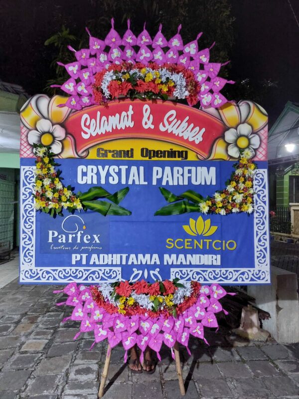 Karangan Bunga Selamat & Sukses Crystal parfum