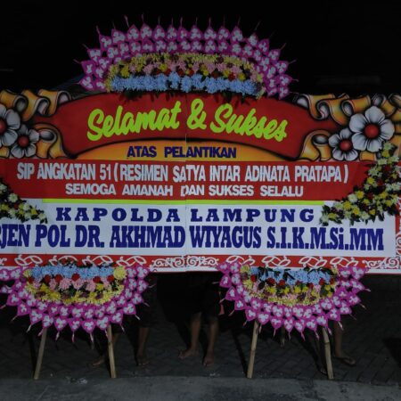 Karangan Bunga Selamat & Sukses Kapolda Lampung