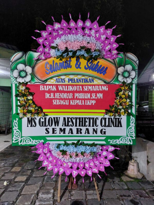 Karangan Bunga Selamat & Sukses MS Glow Semarang