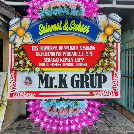 Karangan Bunga Selamat & Sukses Mr. K grup