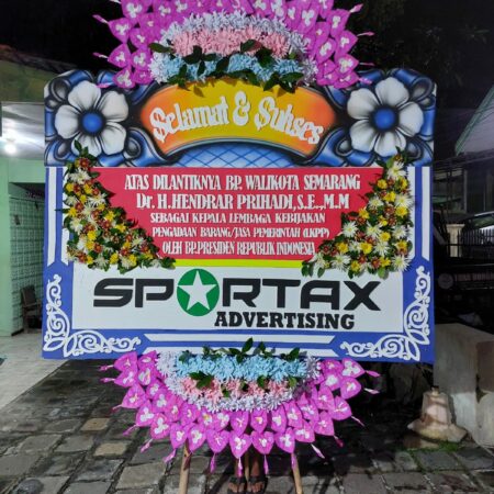 Karangan Bunga Selamat & Sukses Sportax Advertising