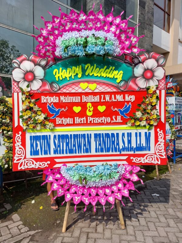 Karangan Bunga Happy Wedding Heri Prasetyo
