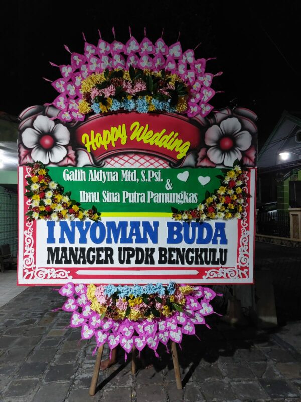 Karangan Bunga Happy Wedding Ibnu Sina