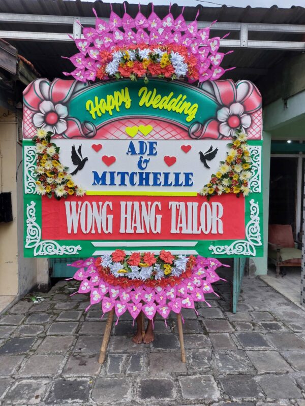 Karangan Bunga Happy Wedding Wong Hang Tailor